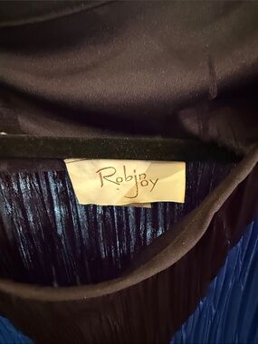 Vintage Women's Pleated Blue Dress